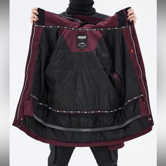 Dope Jacket - Adept - Burgundy - Men’s 2XL - Picture 8 of 16